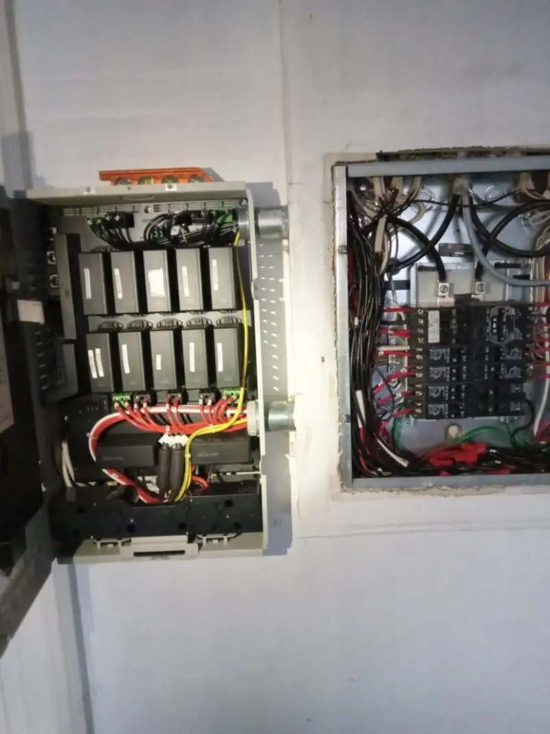 Electrical panel upgrade completed for Commercial Electrician Services in Brookline